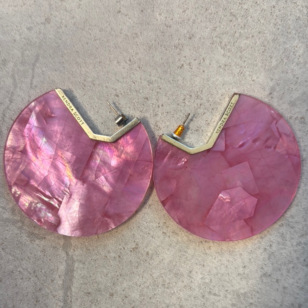 Kendra Scott Pink Azalea Illusion Earrings